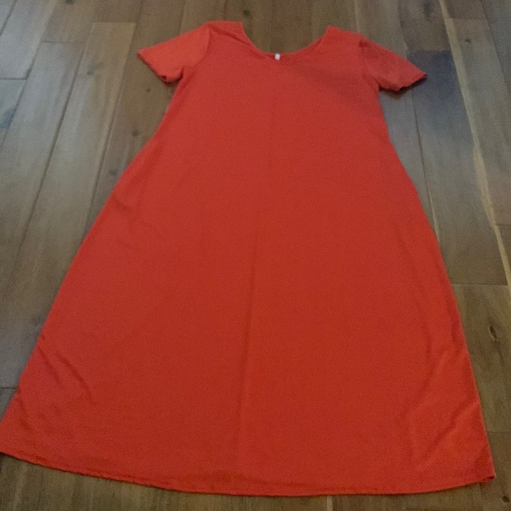 Orange dress